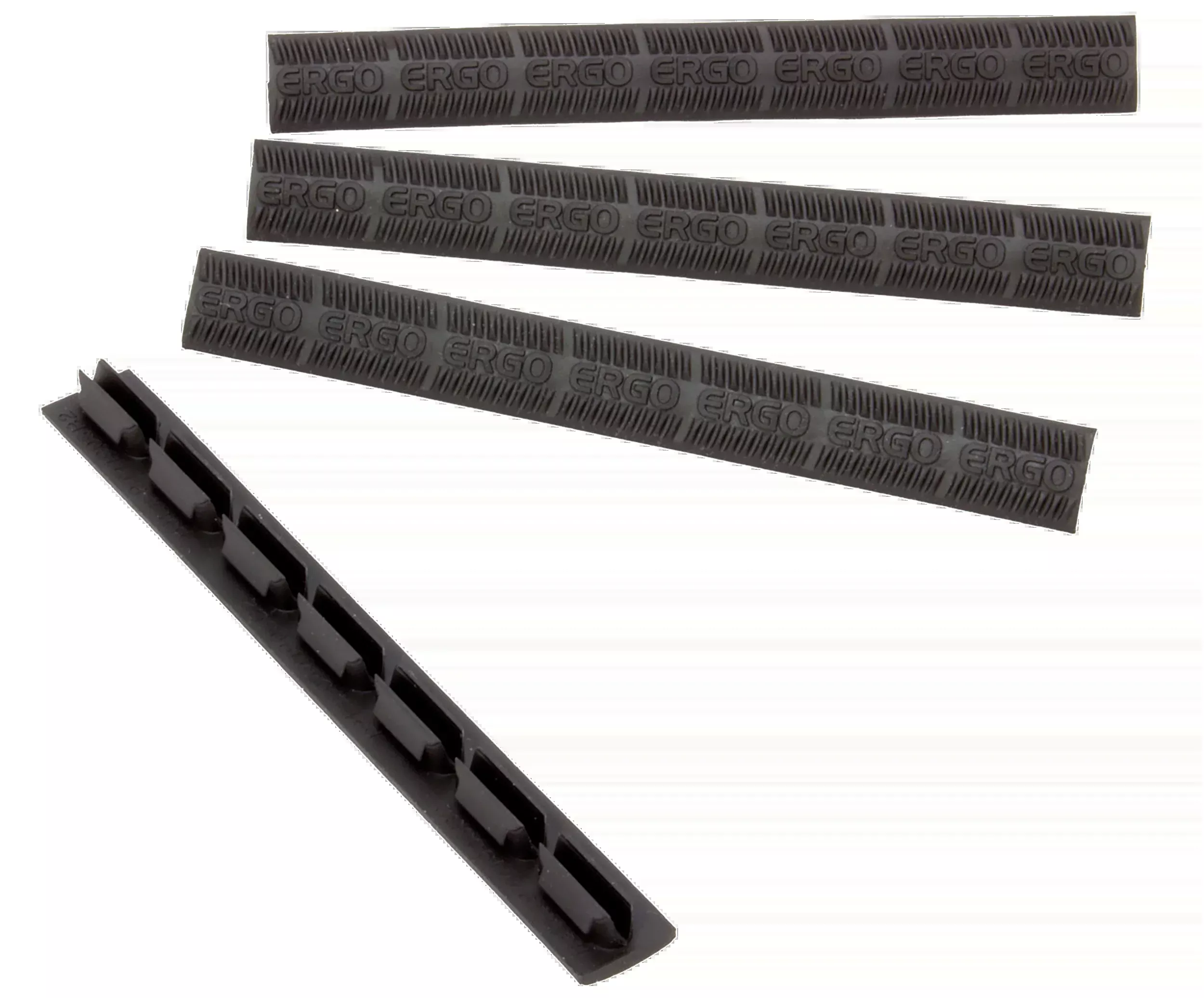 Ergo M-LOK WedgeLok Slot Cover, Low-Profile Textured Rubber, 4-Pack 4332BK