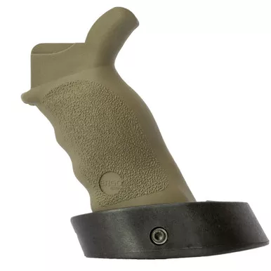 Ergo Tactical FDE Deluxe Grip With Black Palm Shelf – Suregrip - Flat Dark Earth