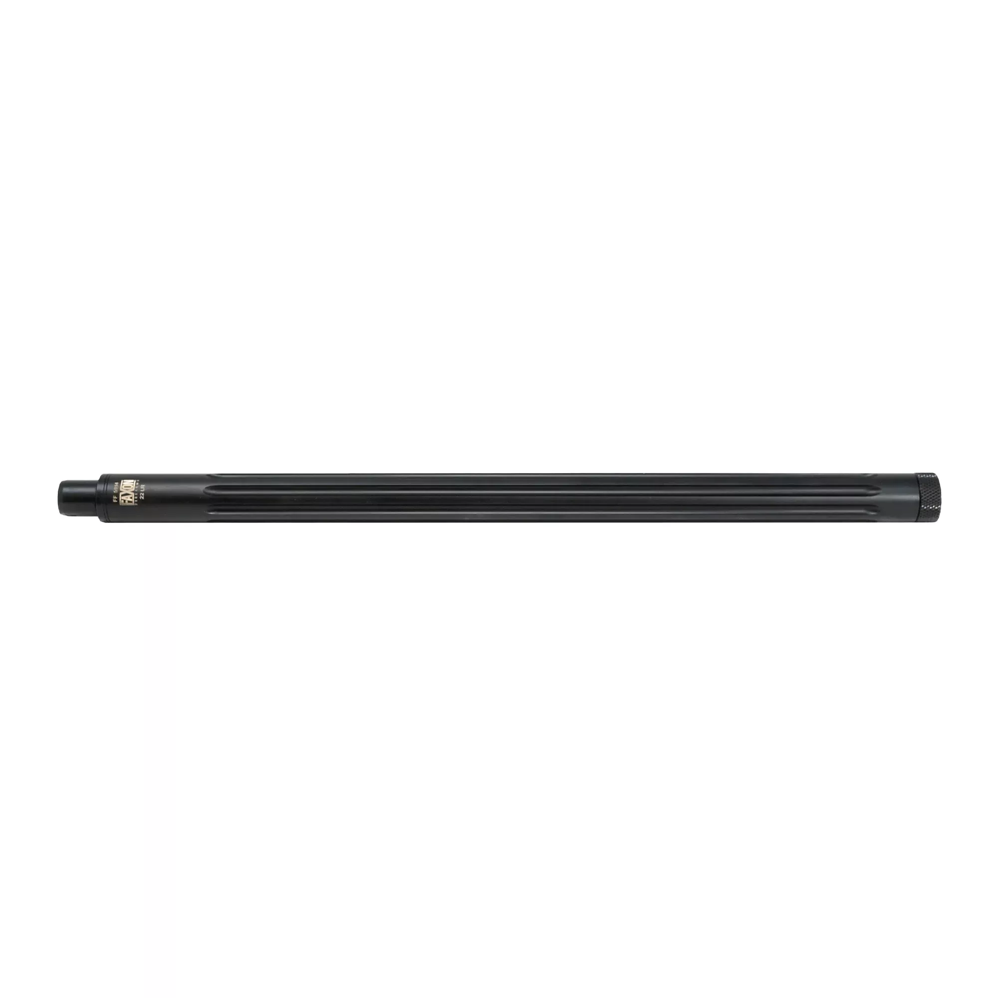 Faxon Firearms 10/22 16in Heavy Fluted Bull Barrel, .22 LR Nitride, 1/2x28 12B216N16FHQ-T