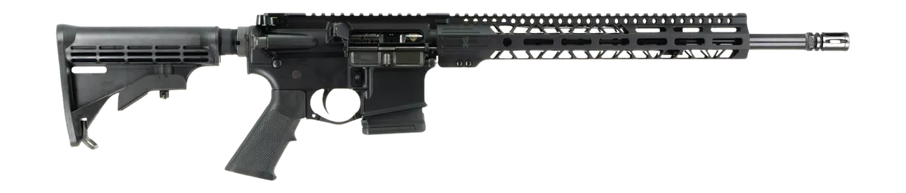 Faxon Firearms FXSPT55616HBAR13 Sport5.56 NATO 10+1 16" Black Nitride HBAR Threaded Barrel, Black Aluminum Receiver w/Picatinny Rail, M-LOK Handguard, M4 Style Black Polymer Stock, Black Polymer Gri