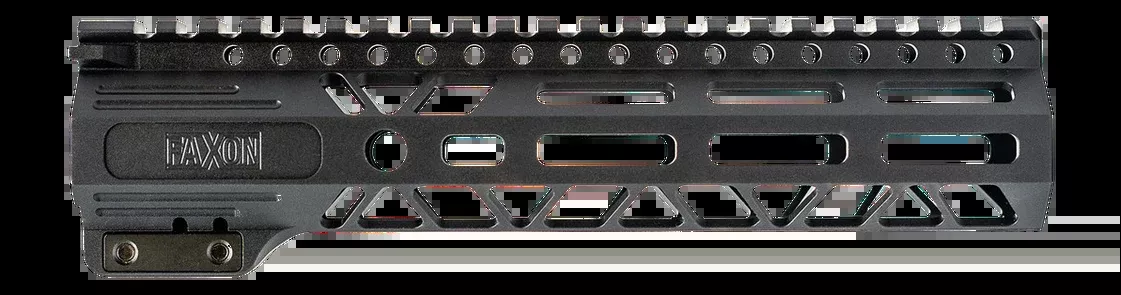 FAXON FIREARMS Streamline 9 in AR-15 6061 Aluminum M-LOK Handguard, Hard Coat Anodized FFHGMLOK9G415