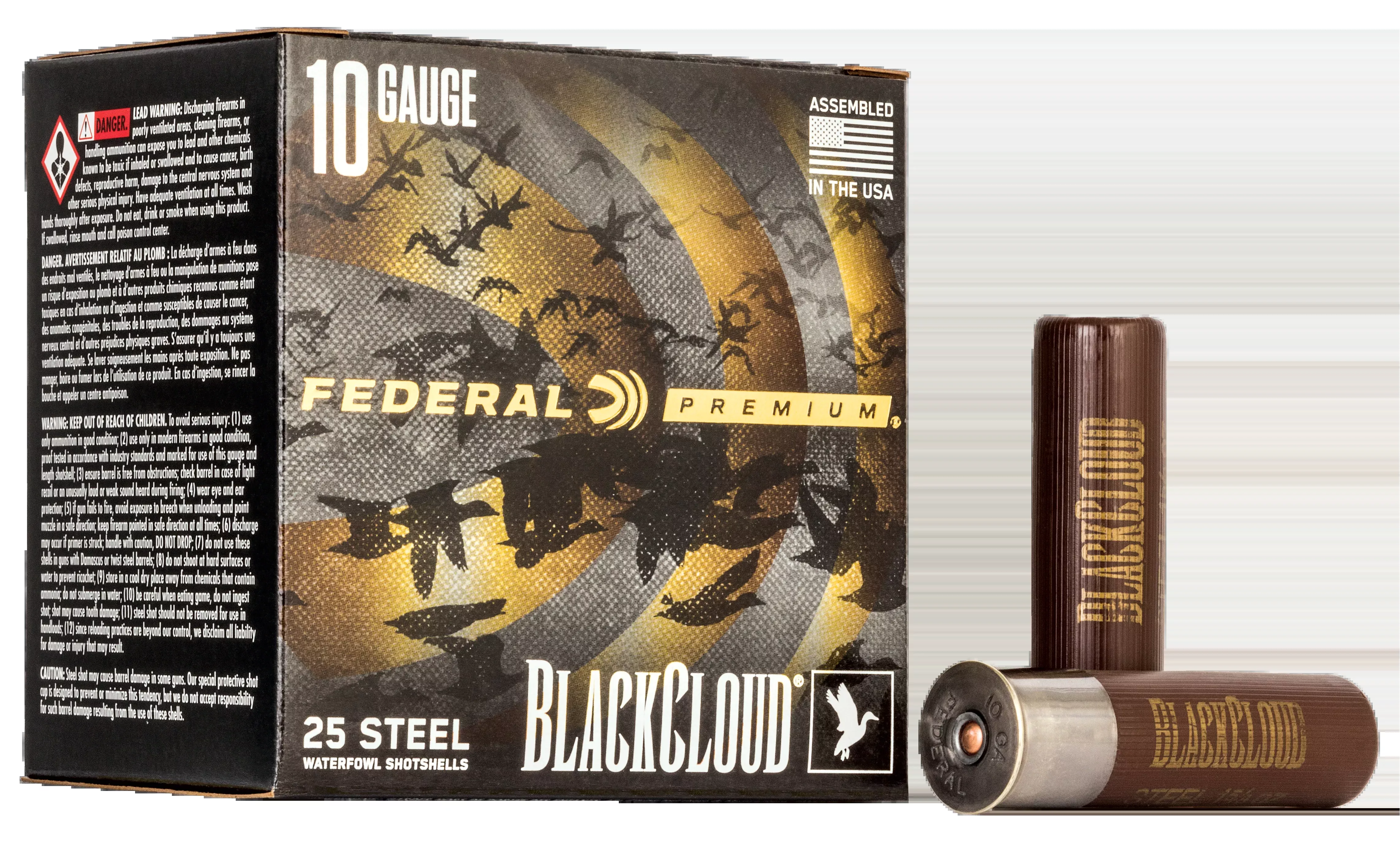 Federal Black Cloud FS 10 Gauge 3.5" 1 5/8 oz #2 Shot 25rd - Box or Case