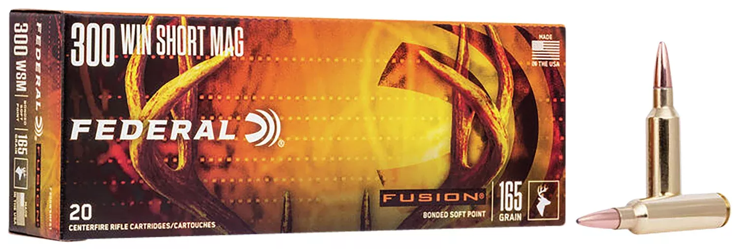 Federal F300WSMFS1 Fusion300WSM 165gr Bonded Soft Point 20 Per Box/10 Case