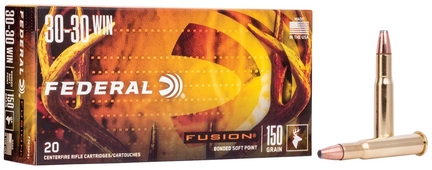 Federal F3030FS1 Fusion30-30Win 150gr Bonded Soft Point 20 Per Box/10 Case