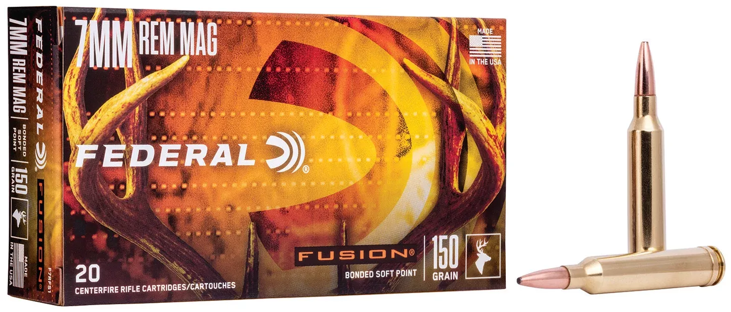 Federal F7RFS1 Fusion7mmRem 150gr Bonded Soft Point 20 Per Box/10 Case