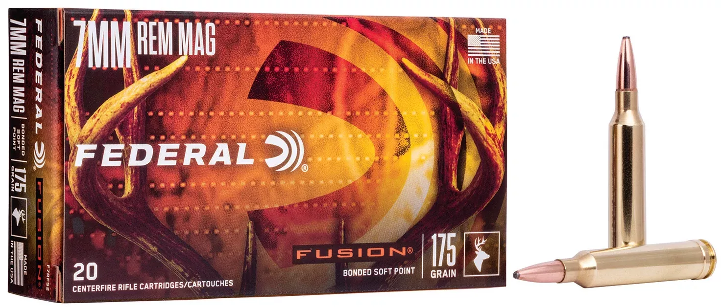 Federal F7RFS2 Fusion7mmRem 175gr Bonded Soft Point 20 Per Box/10 Case