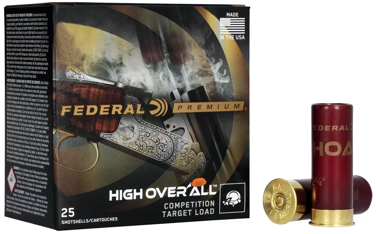 Federal HOA28H9 Premium High Over All 28Gauge 2.75" 3/4oz 9Shot 25 Per Box/10 Case