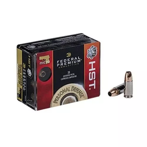 Federal Premium HST 9mm 150GR JHP 20 Rounds