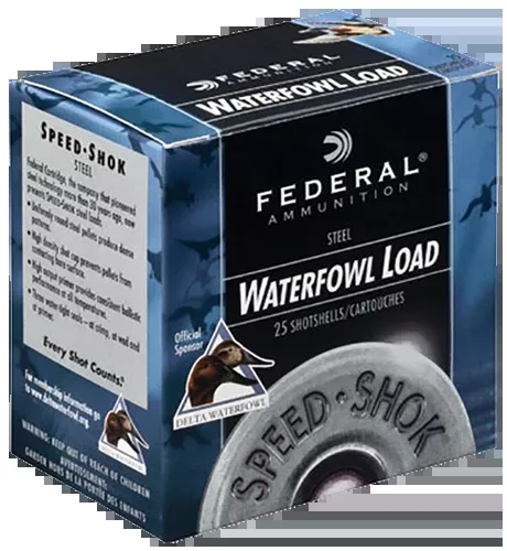 Federal Speed-Shok 10 Gauge 3.50" 1-1/2 oz #2 Shot 25 Rd - Box or Case