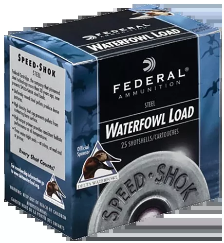 Federal Speed-Shok 12 Gauge 3.5" 1 3/8 oz BBB Shot 25 Rd - Box or Case