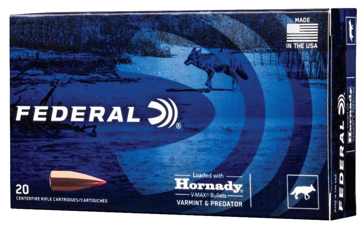 Federal V204VM32 Varmint & Predator204Ruger 32gr Hornady V-Max 20 Per Box/10 Case