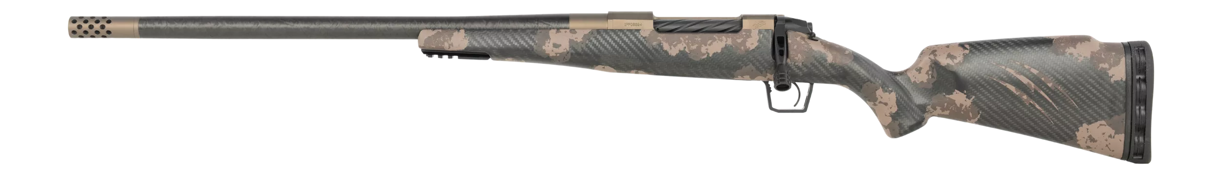Fierce Firearms ROG65PRC20BRSLH Carbon Rogue 6.5 PRC 3+1 20" Carbon Fiber Match Grade Threaded Barrel, Smoked Bronze Cerakote Stainless Steel Drilled & Tapped Receiver, Sonora Ambush Camo LR Negative