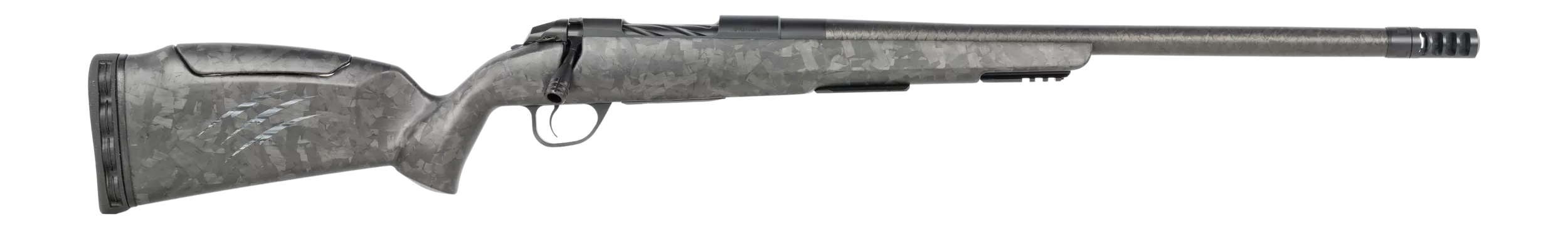 Fierce FirearmsCT Rage LR Full Size 22 Creedmoor 4+1 20" Carbon Fiber Match Grade Threaded Barrel, Black Cerakote Titanium Drilled & Tapped Receiver, Picatinny Rail Forend, Carbon Matrix Push Button