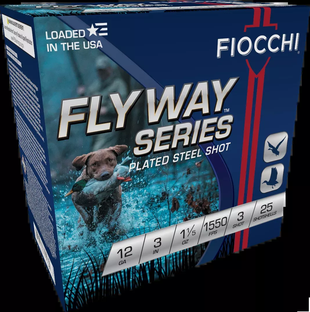 Fiocchi Flyway 12 Gauge 3" 1 1/5 oz #3 Shot 25 Rd - Box or Case