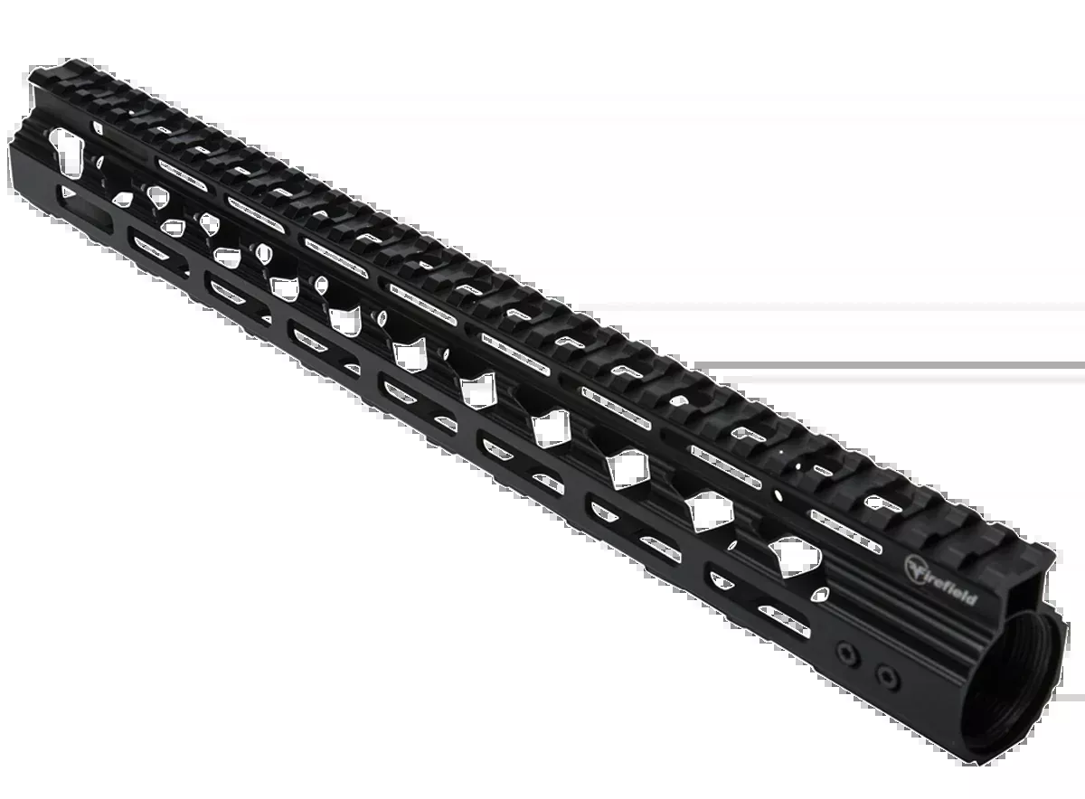 Firefield Verge 15-inch M-LOK AR-15 Handguard with Full-Length Picatinny Top Rail, FF34067