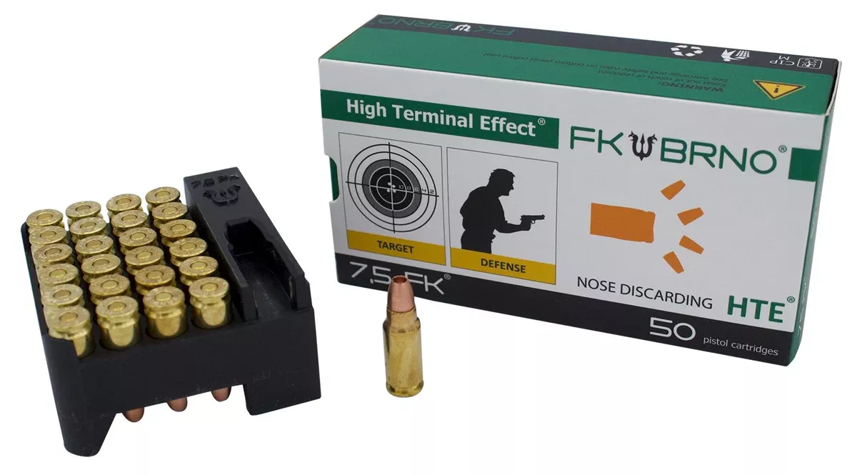FK Brno US FKAMMOF550 F57.5FK 95gr Copper Hollow Point 50 Per Box/12 Case
