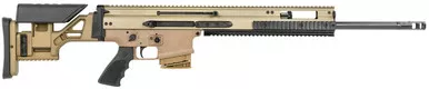 FN 381005432 SCAR 20s NRCH 6.5 Creedmoor 20" Barrel 10+1, Flat Dark Earth Anodized Receiver, FDE Precision Stock With Adjustable Comb & Cheekpiece, Black Hogue Rubber Grip, Optics Ready