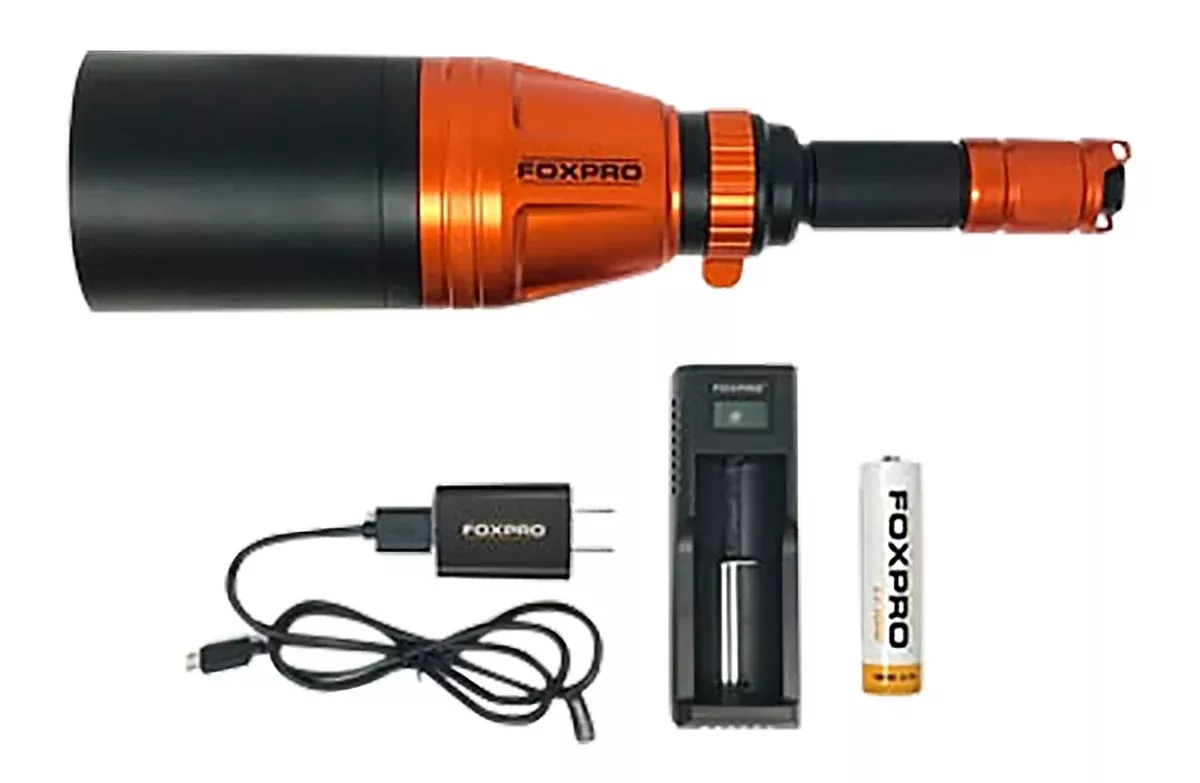 Foxpro GUNFIRE Gun FireOrange/Black Metal Red/Green/White Filter