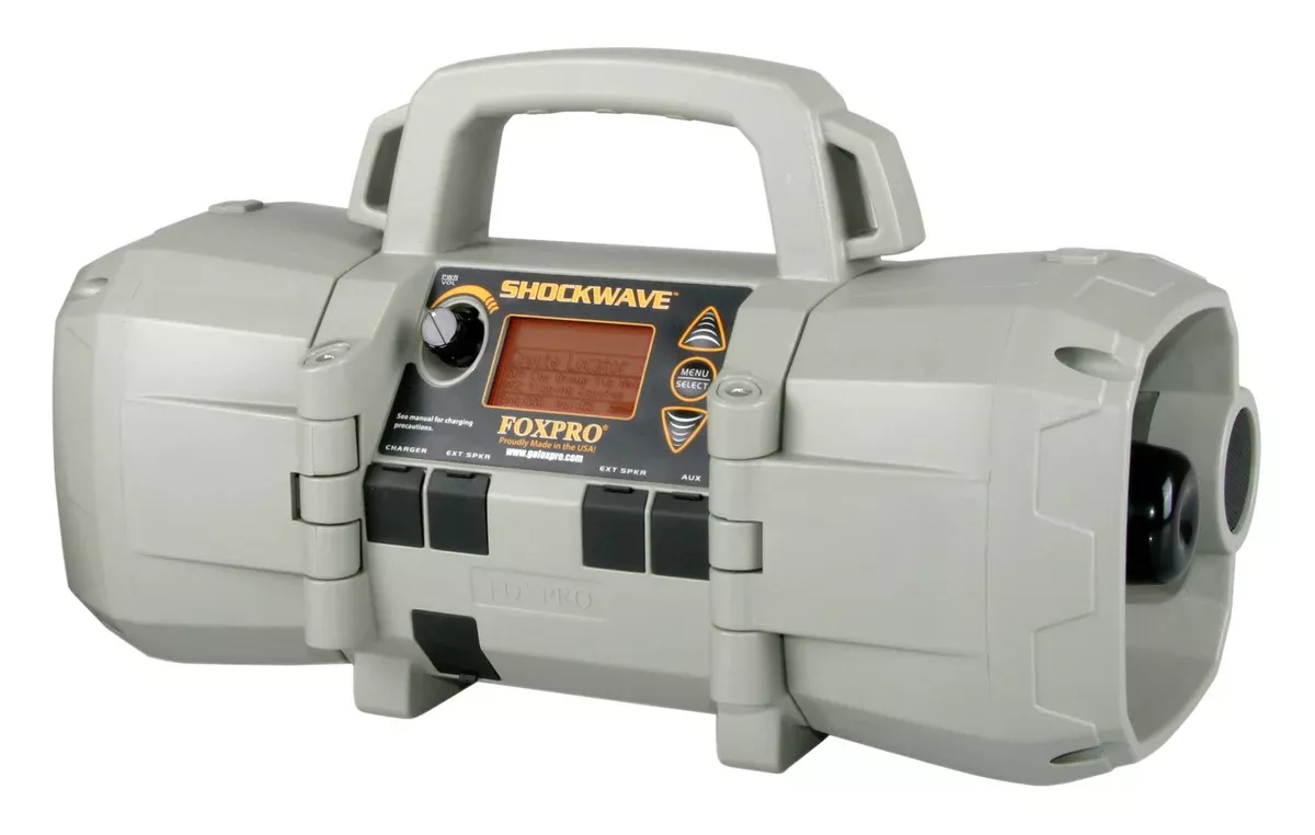 Foxpro SW1 ShockWaveDigital Call Attracts Predators Features TX1000 Transmitter Sage ABS Polymer