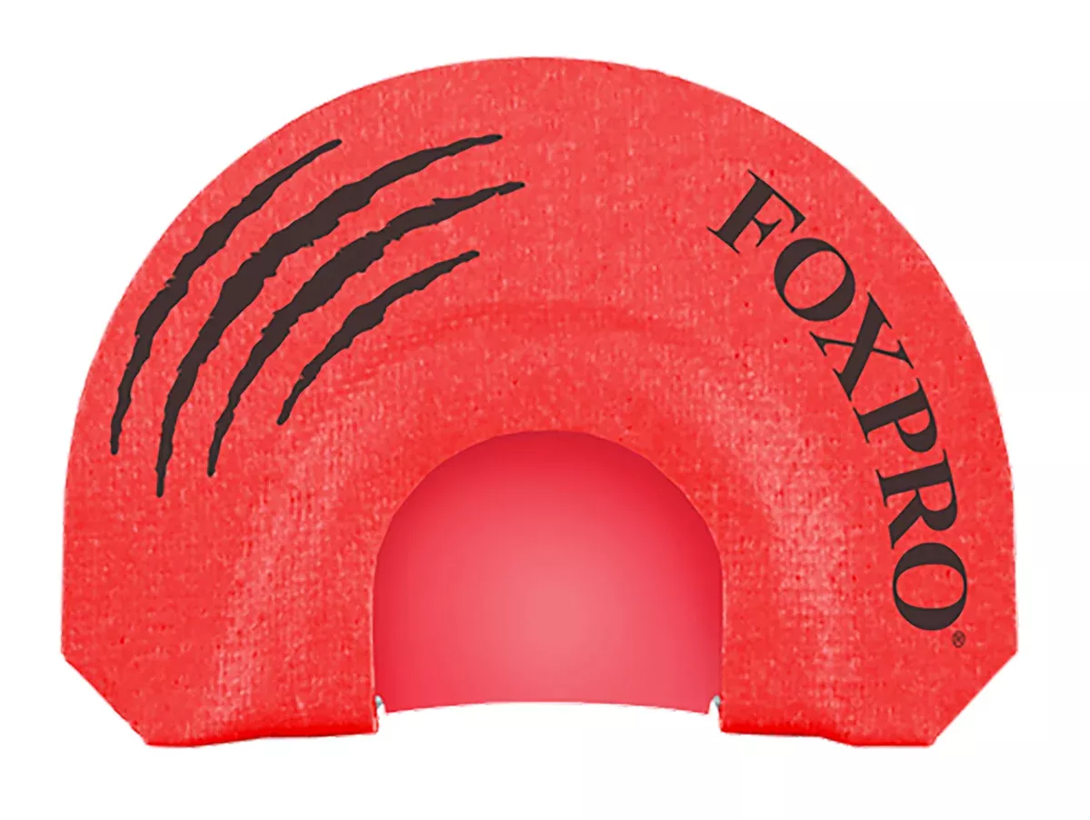 Foxpro TOPGUN Top Gun HowlerDiaphragm Call Triple Reed Sounds Attracts Coyotes Red