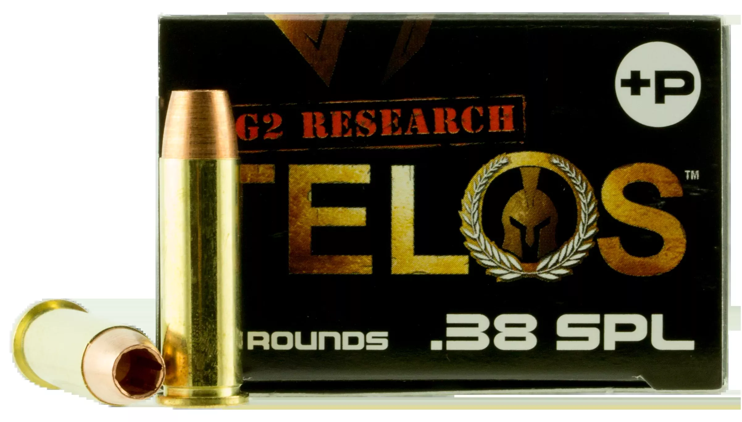 G2 Research Telos 38 Special +P 105gr Fracturing Copper Hollow Point 20 Rd - Box or Case