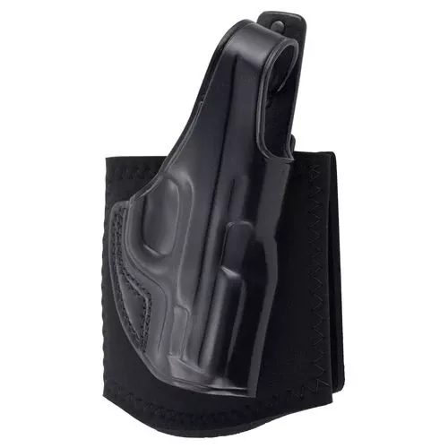 Galco AG652B Ankle Glove Size Fits Ankles up to 13" Black Leather Hook & Loop Fits S&W M&P Shield Fits S&W M&P Shield Plus Fits S&W M&P Shield 2.0 Right Hand