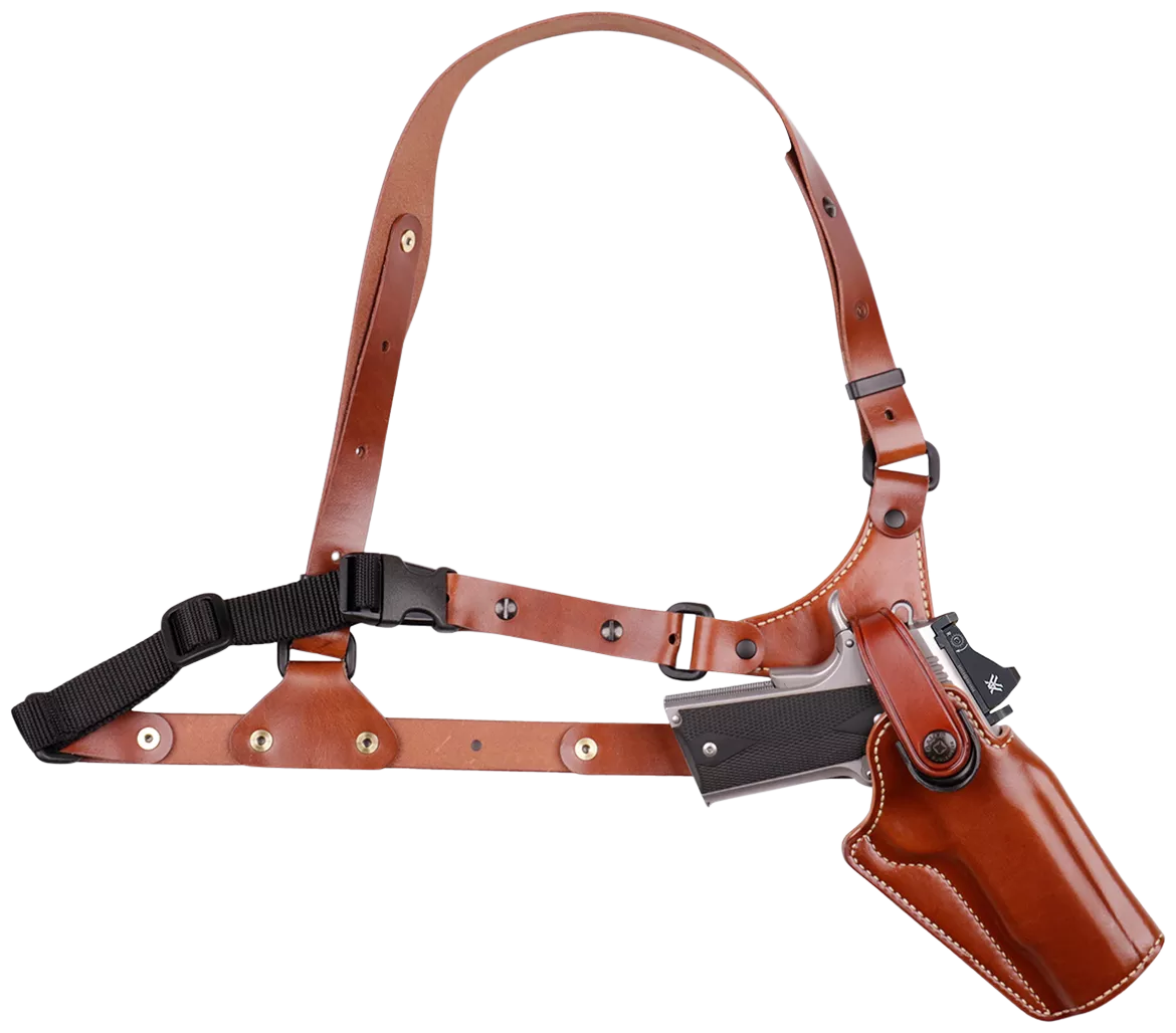 Galco GA186 Great AlaskanSize Fits Chest Up To 54" Tan Leather Shoulder/Torso Strap Fits Ruger Alaskan Fits S&W N Frame Right Hand
