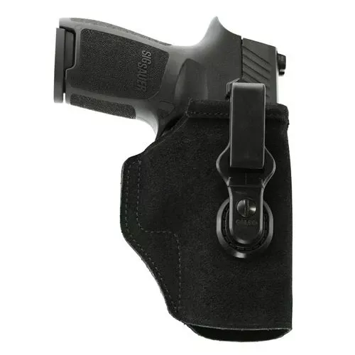 Galco TUC286B Tuck-N-Go 2.0Black Leather IWB Fits Glock 26,27,33 Ambidextrous