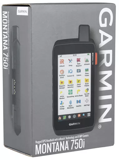 Garmin 0100234700 Montana 750i GPS Navigator Black w/in-Reach Technology, 8MP Camera, Two-Way Messaging, Interactive SOS, Global Connectivity Rechargeable Li-ion Bluetooth/ANT+,0100234700