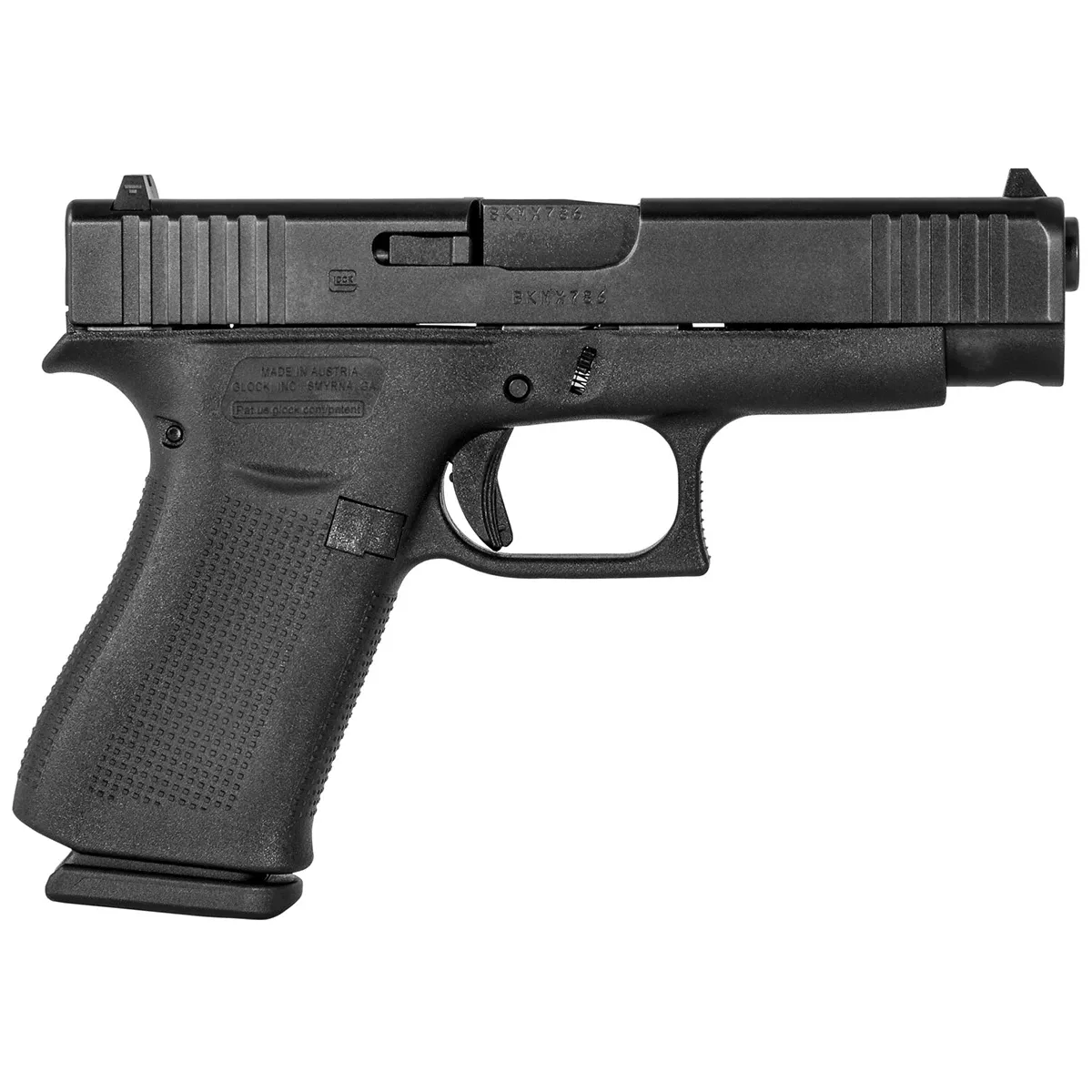 Glock 48 Single Stack Compact Pistol 9mm 4.17in 10rd PA4850201