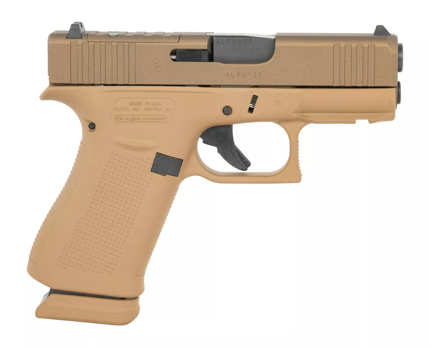 Glock UX4350204NR15ORDEBOT G43X 9mm Luger 15+1 3.41″ Steel Serrated Slide Ambidextrous
