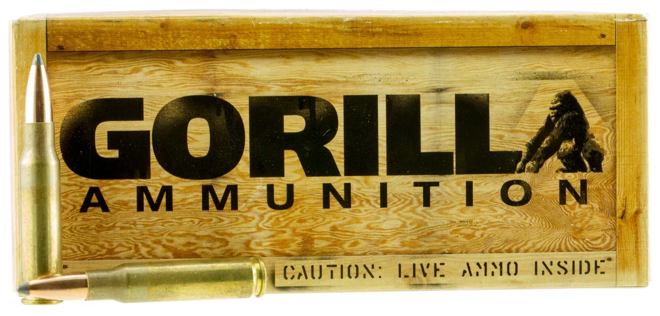 Gorilla Ammo GA308165SGK Gorilla Match308 Win 165 gr Sierra GameKing 20 Per Box/10 Cs