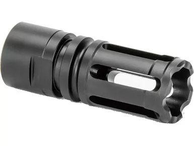 Griffin Armament GATE-LOK Closed Tine Flash Hider Steel - Black
