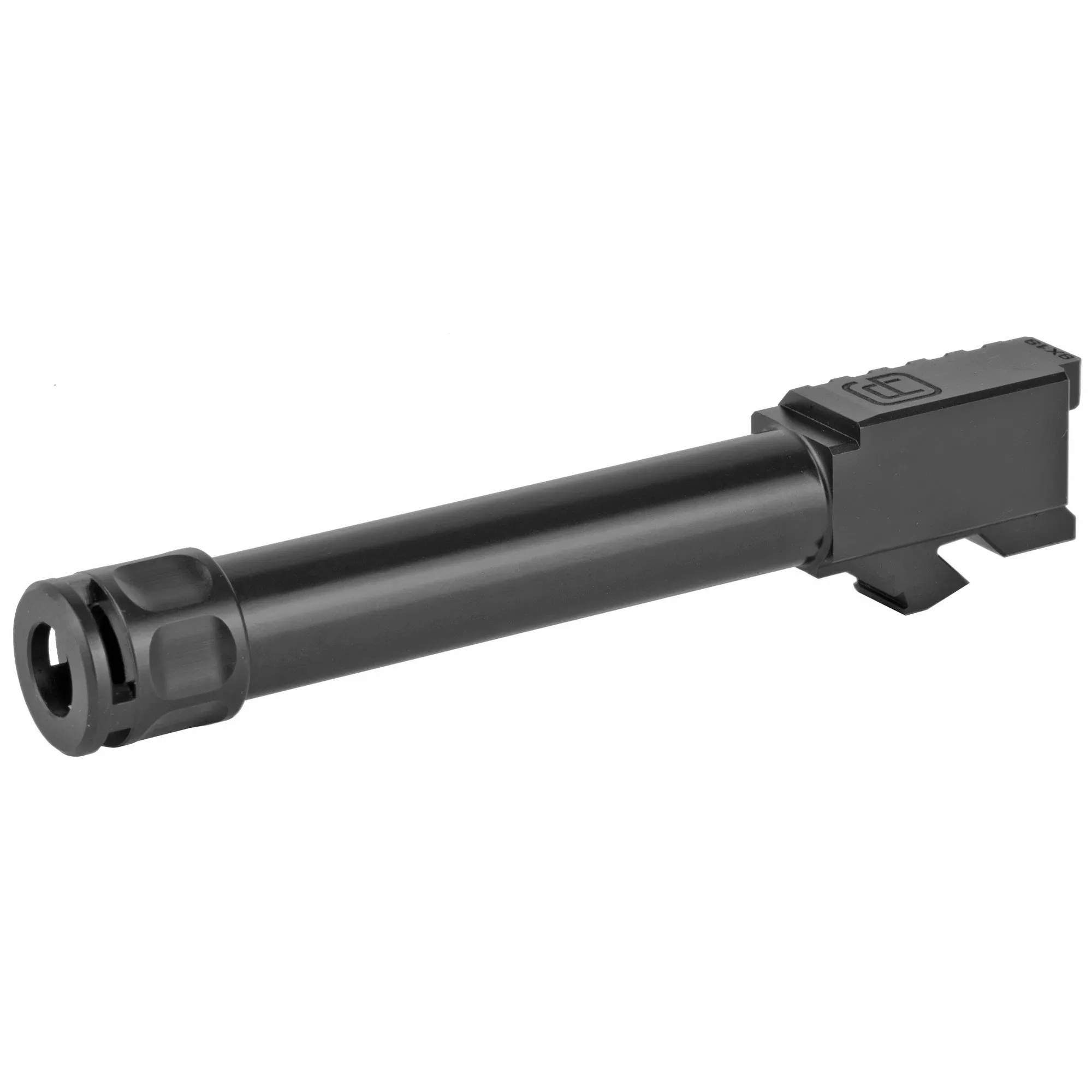 Griffin Armament Glock 19 Gen 3/4 4.5in Threaded Barrel with Micro Carry Comp, Black Nitride GAG19G4TB