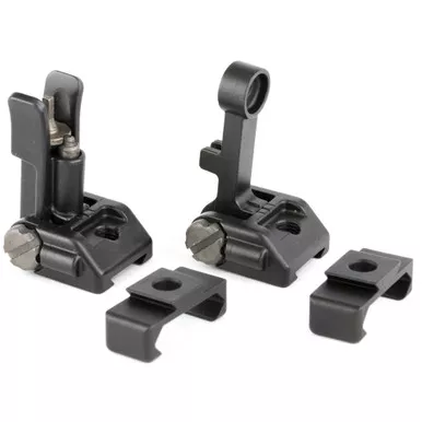 Griffin Armament M2 Sight Set Front & Rear Folding Sights Black - GAM2S
