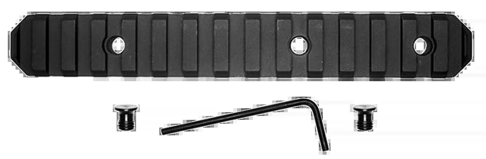 GrovTec GTSW230 6 in 15-Slot KeyMod Picatinny Rail Black Anodized