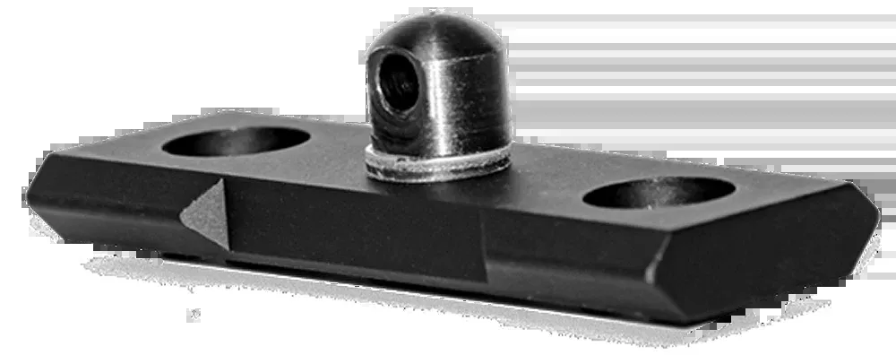 GrovTec GTSW240 Bipod Stud Mount M-LOK Black Steel 2.30"