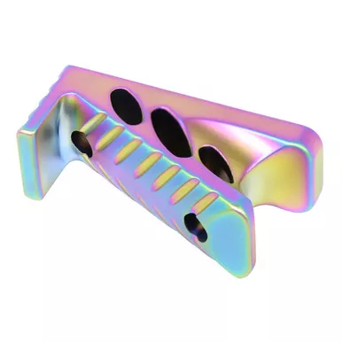 Guntec USA M-LOK Micro Angle Grip - Matte Rainbow PVD Finish