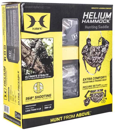 Hawk HWKHHTS Helium Hammock Tree Saddle Chaos Camo
