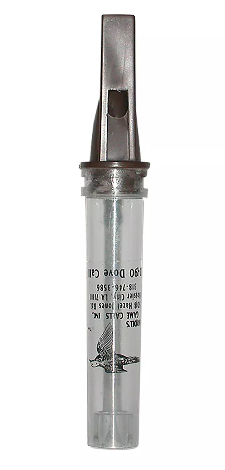 Haydel's Game Calls D90 DoveOpen Call Mourning Doves Sounds Attracts Doves Clear Acrylic