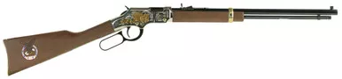 Henry H004FOE Golden Boy Fraternal Order of Eagles 22 S/L/LR, Capacity 16 LR/21 Short 20" Blued Barrel Engraved/Painted American Walnut Stock