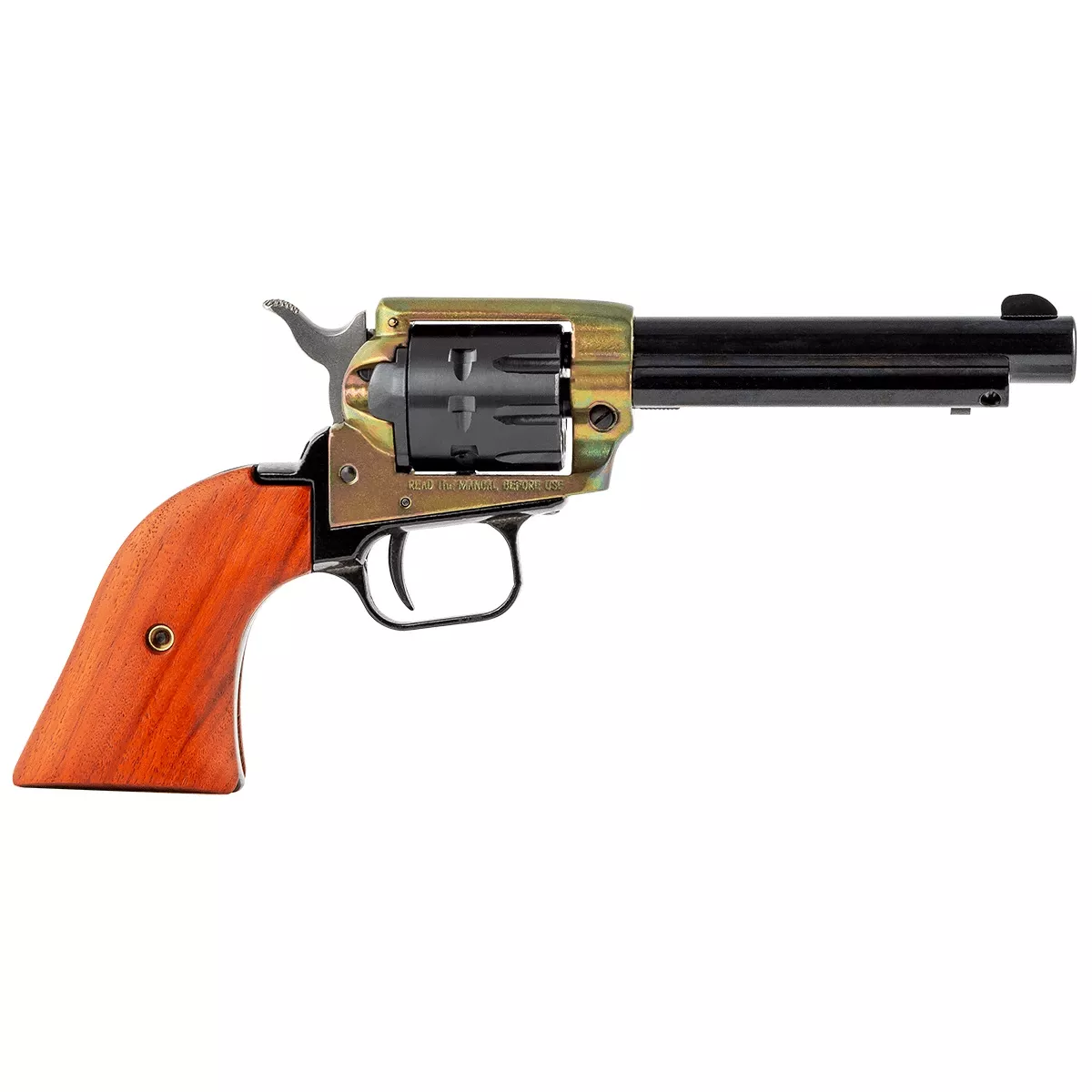 Heritage 4.75" Rough Rider Cocobolo .22 LR Case Hardened Revolver