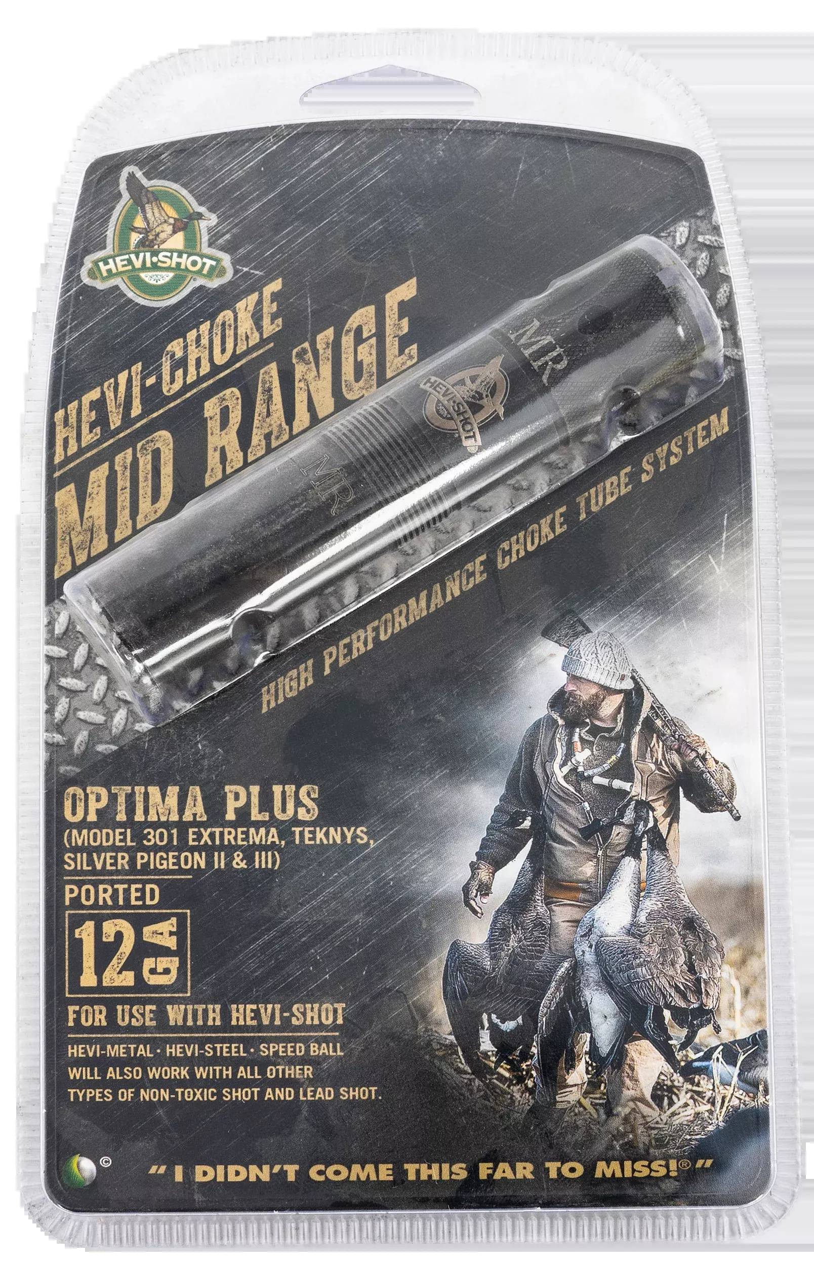 Hevishot Hevi-Choke Waterfowl Beretta Optima Plus 12 Gauge Mid-Range Ported Choke Tube