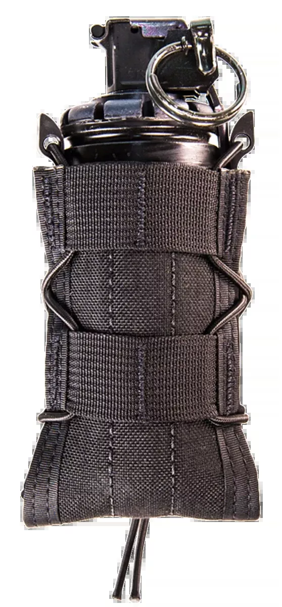 High Speed Gear 13TA10BK TACO Single Rifle Magazine Pouch Black Nylon Belt Mount