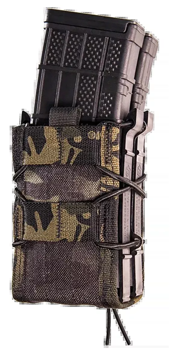 High Speed Gear 13TA10MB TACO Rifle Single Magazine Pouch MultiCam Black Nylon Belt Mount