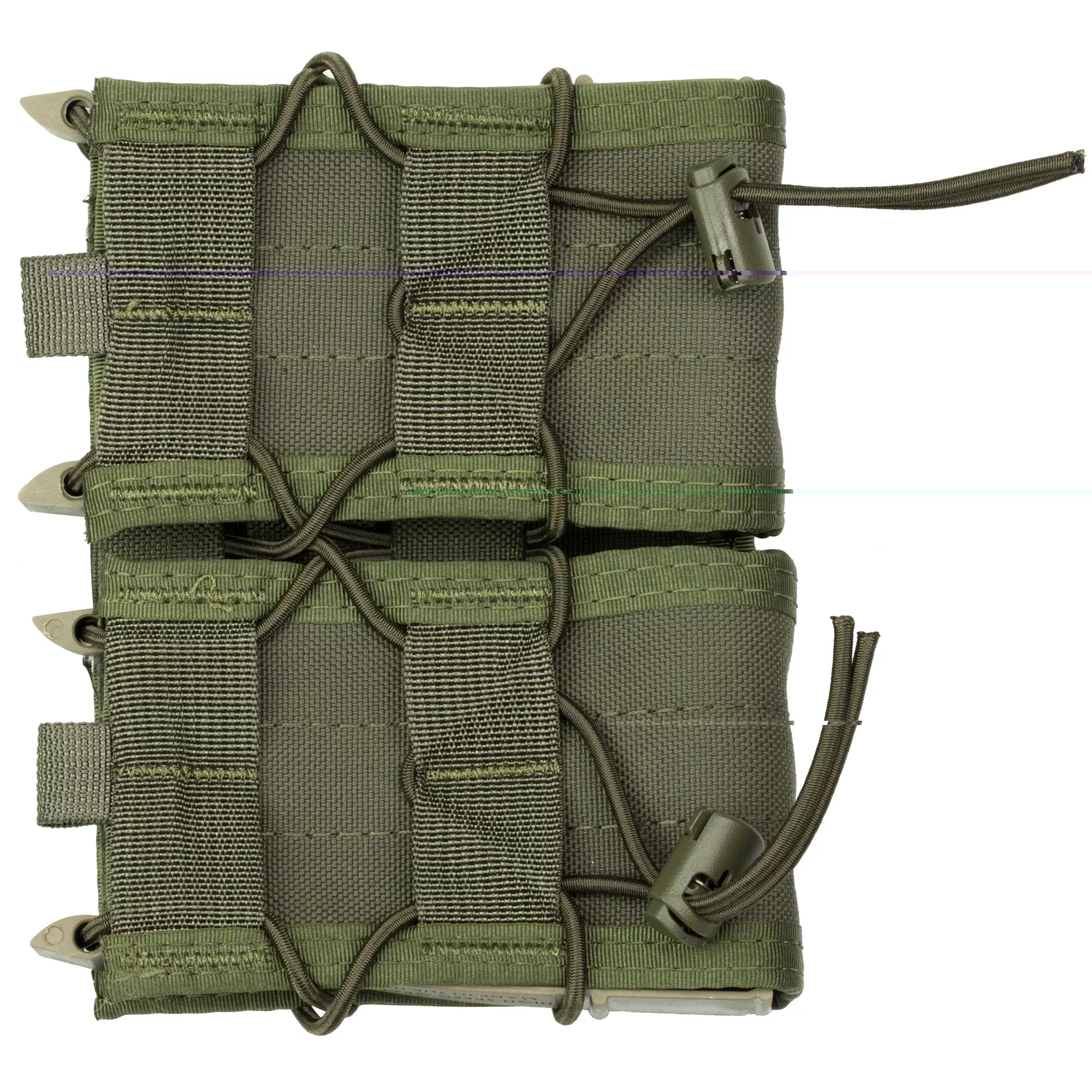 High Speed Gear Double Rifle TACO MOLLE Magazine Pouch, Hybrid Kydex/Nylon, Fits Most Mags