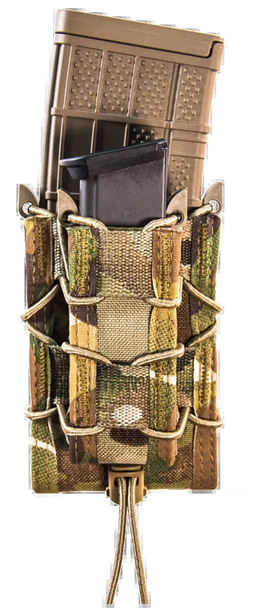 High Speed Gear TACO Double Decker Mag Pouch MultiCam Nylon Belt Mount