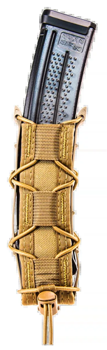 High Speed Gear TACO Extended Pistol Mag Pouch Single Coyote Brown Nylon MOLLE