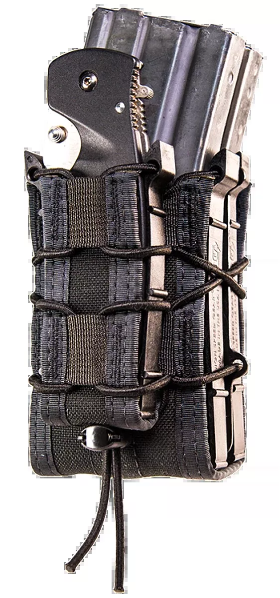 High Speed Gear TACO X2RP Triple Mag Pouch Black Nylon MOLLE