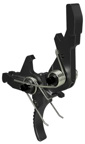 Hiperfire Enhanced Duty Trigger (EDT) Sharp Shooter Trigger Assembly - Fits AR15/AR10, Medium 4.5 And 5.5 Lb Pulls, Black Finish